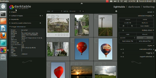 New screencasts for darktable 1.0