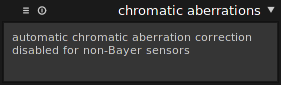 chromatic aberrations